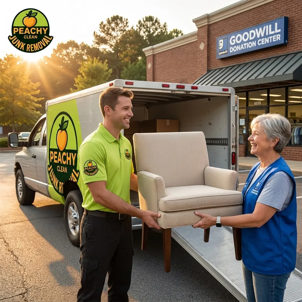 Donation drop-off after estate cleanout