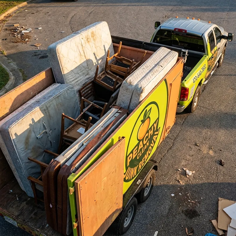 Loading the truck in Douglasville